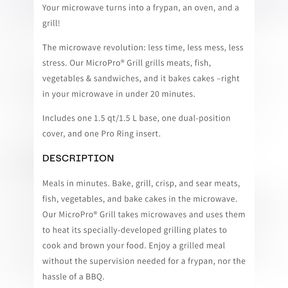 New Tupperware MicroPro Grill - Picture 5 of 15